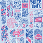 Yarn Weights Tshirt - Lt Blue